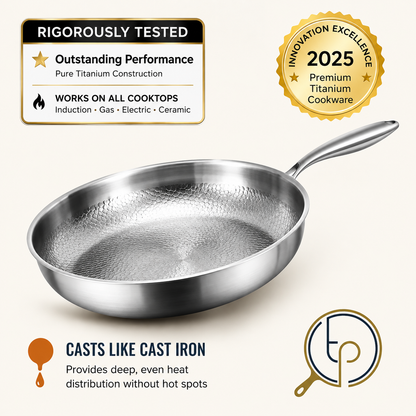 Pure Titanium Frying Pan